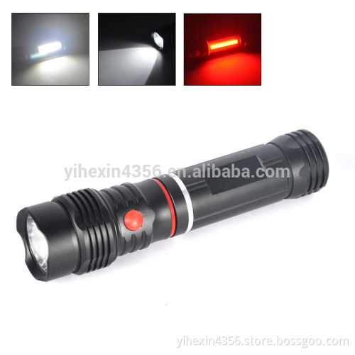 Camping Magnet Cob Red Light Led Flashlight torch